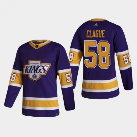 Herren Eishockey Los Angeles Kings Trikot Kale Clague 58 2020-21 Reverse Retro Authentic